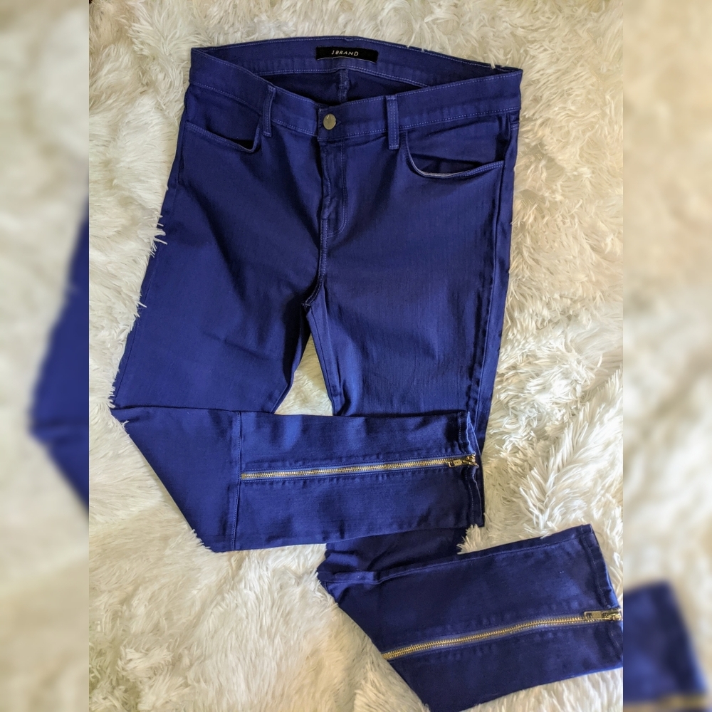 J Brand Indigo Blue Skinny Leg Jeans